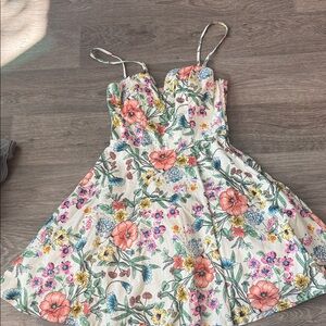 Trixxi Vibrant Floral Print Dress